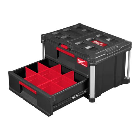 2 drawer steel tool box|packout 2 drawer tool box.